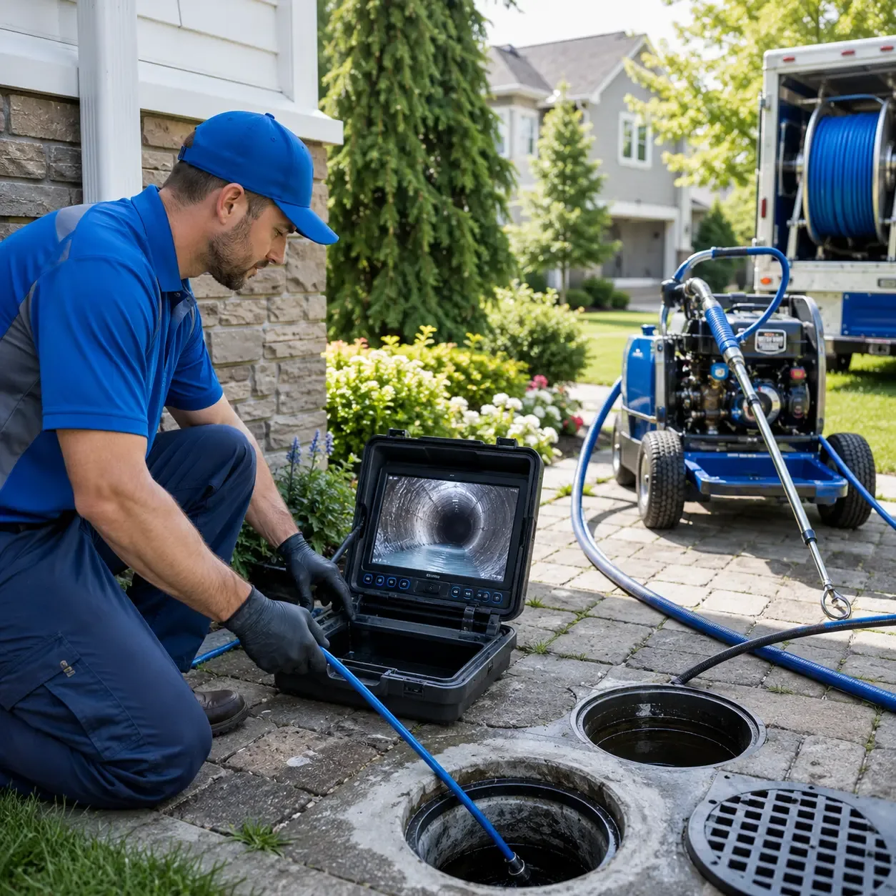 Outdoor drain cleaning professionals serving Confluence, PA